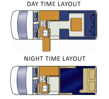 Day and Night Floor Plan