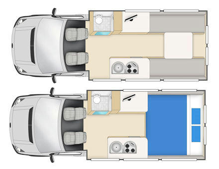 Day and Night Floor Plan