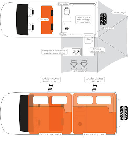 Day and Night Floor Plan
