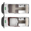 2 Berth Hi Top layout