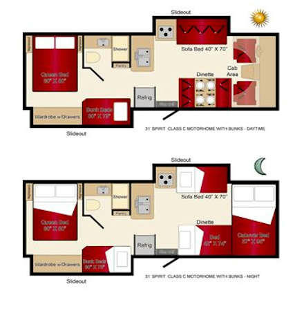 Day and Night Floor Plan