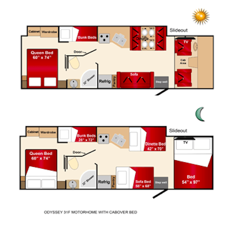 Day and Night Floor Plan