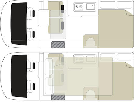 Day and Night Floor Plan