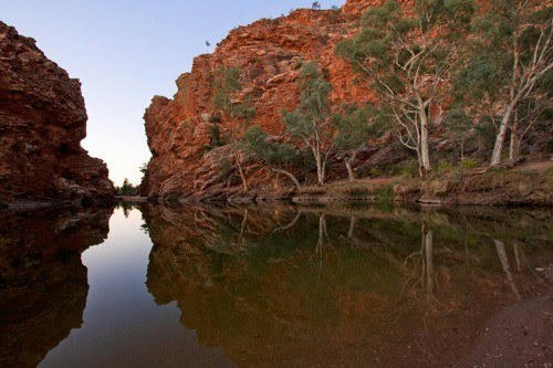 Enchanting scenery typical of the West MacDonnell Ranges