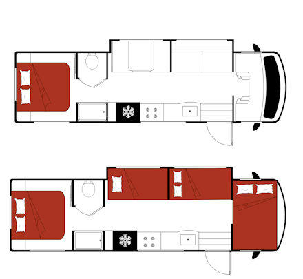 Day and Night Floor Plan