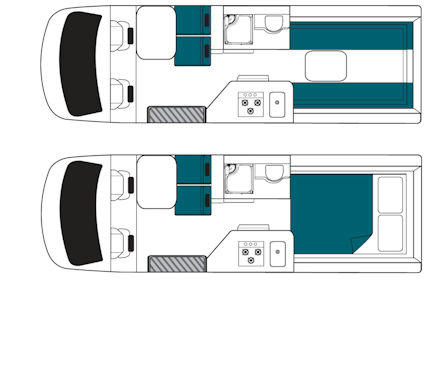 Day and Night Floor Plan
