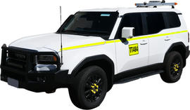 Mine Equipped Toyota Prado 4WD