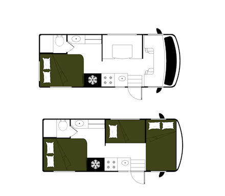 Day and Night Floor Plan
