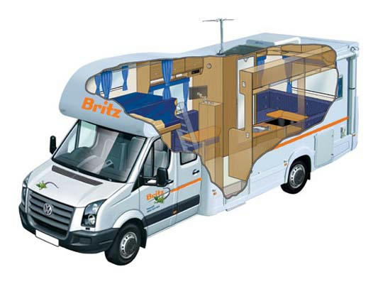 Campervan of the Month: April - Britz Renegade Family Motorhome